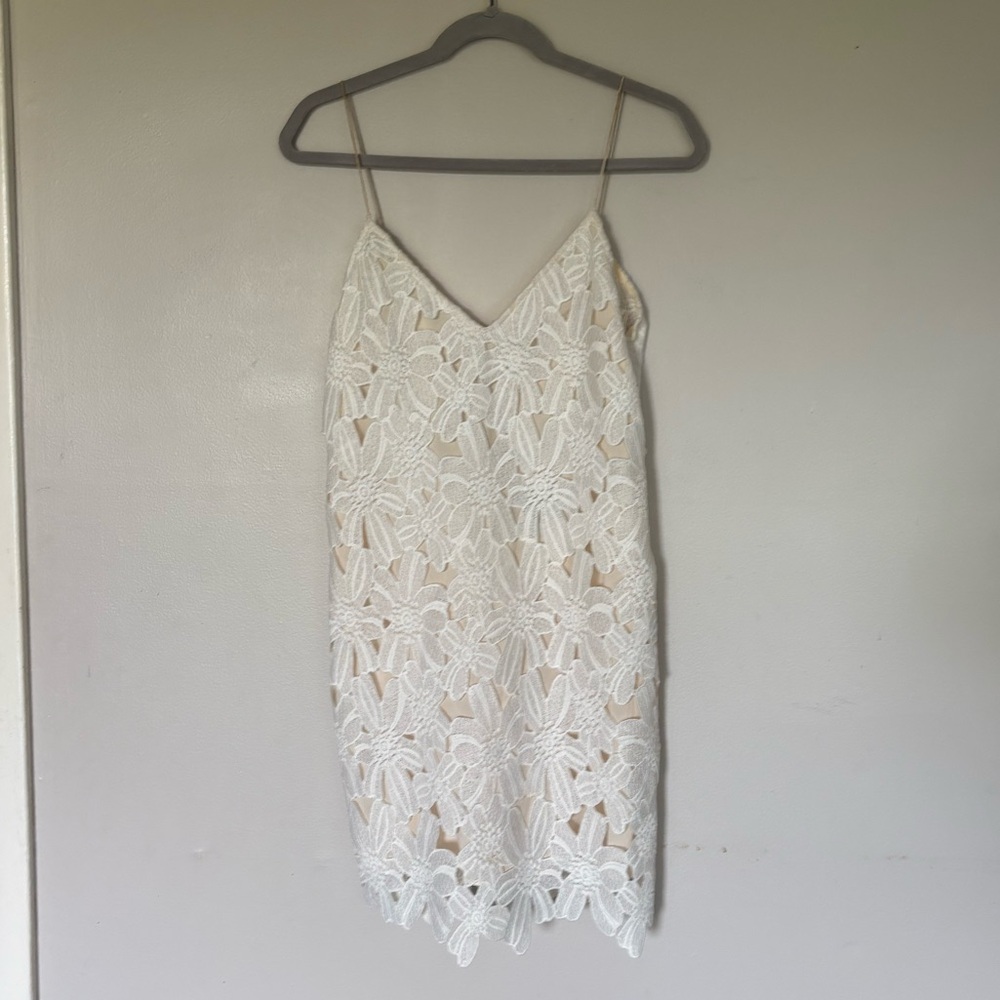 Dolce Vita White Slip Mini Dress Spaghetti Strap